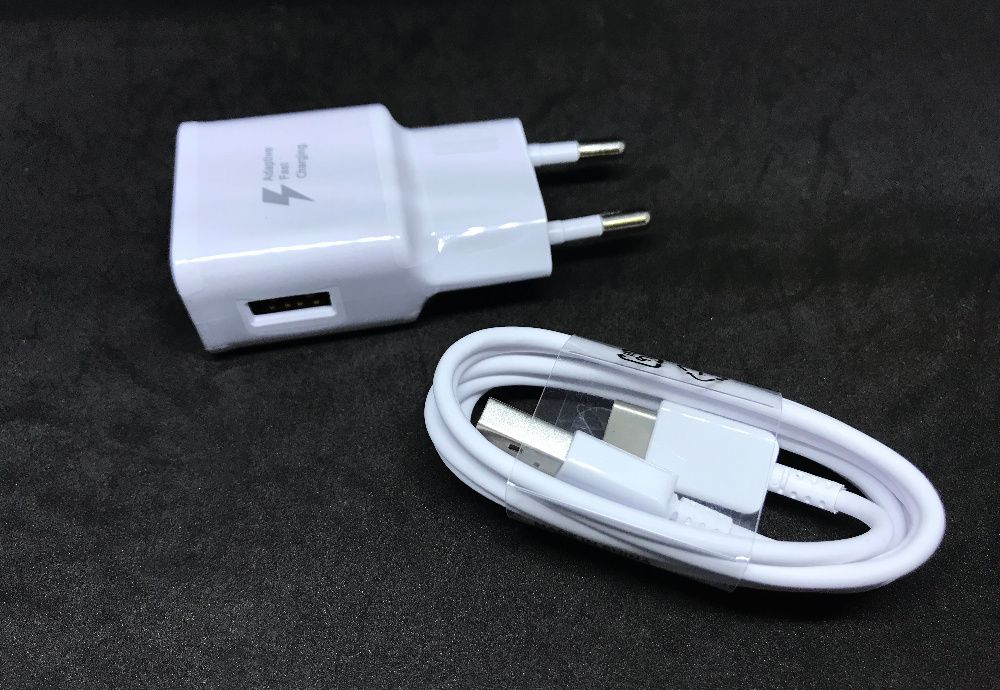 Kit de carregador e cabo original Samsung USB-C (Fast Charging) -Novo