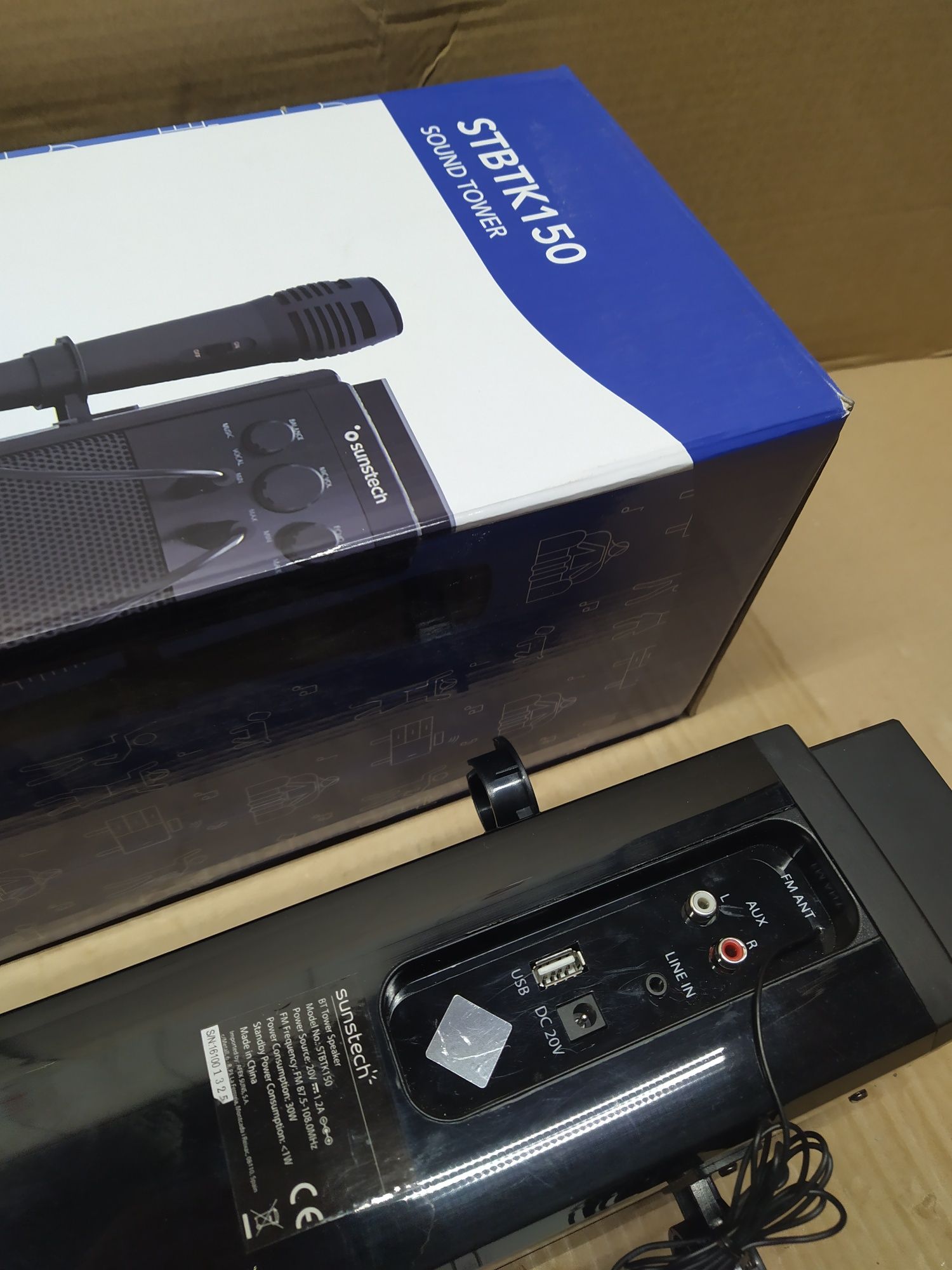 głośnik bluetooth Sunstech STBTK150 karaoke