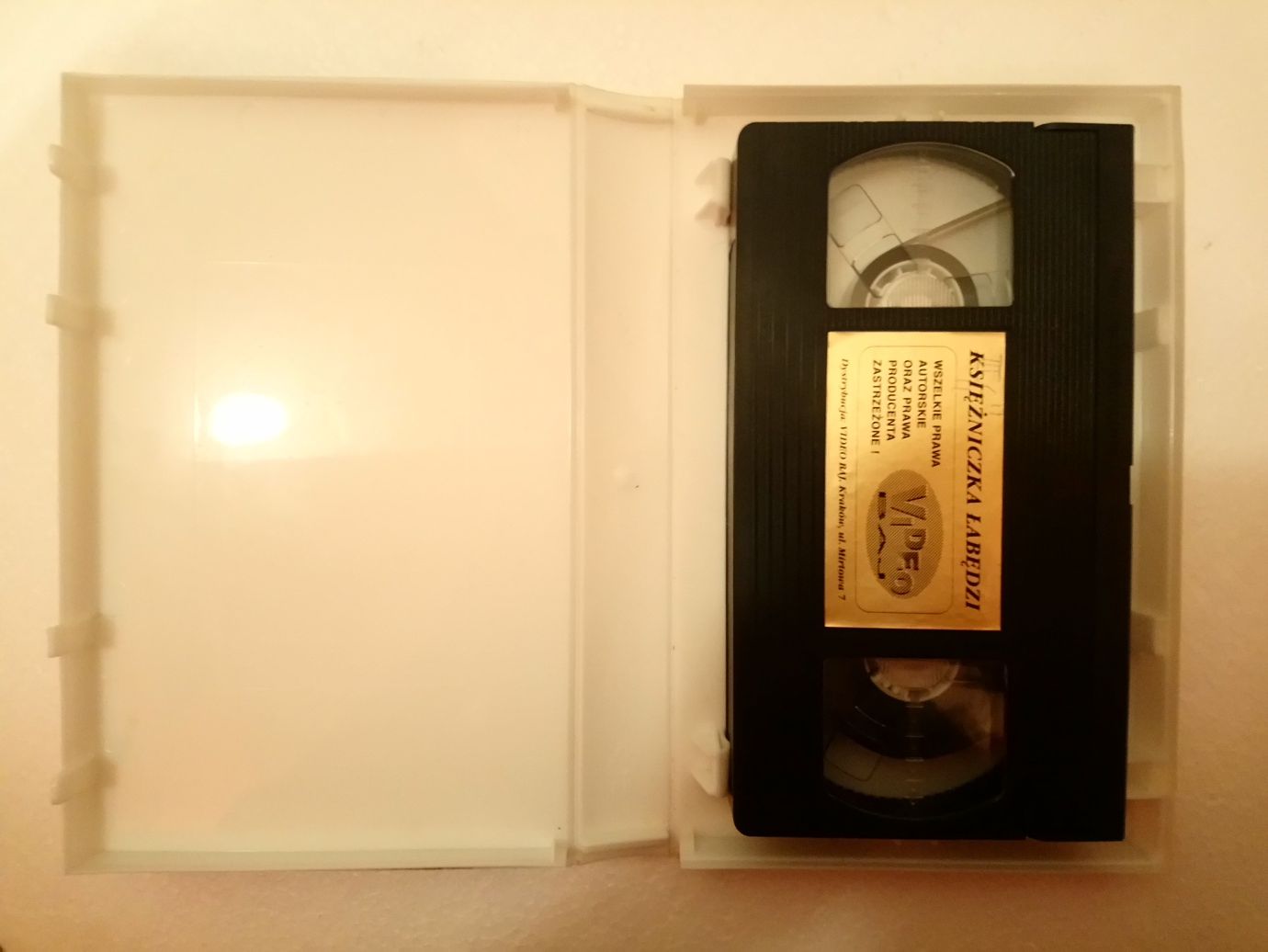 Kaseta VHS Księżniczka Łabędzi, bajka, 1994, 89 minut