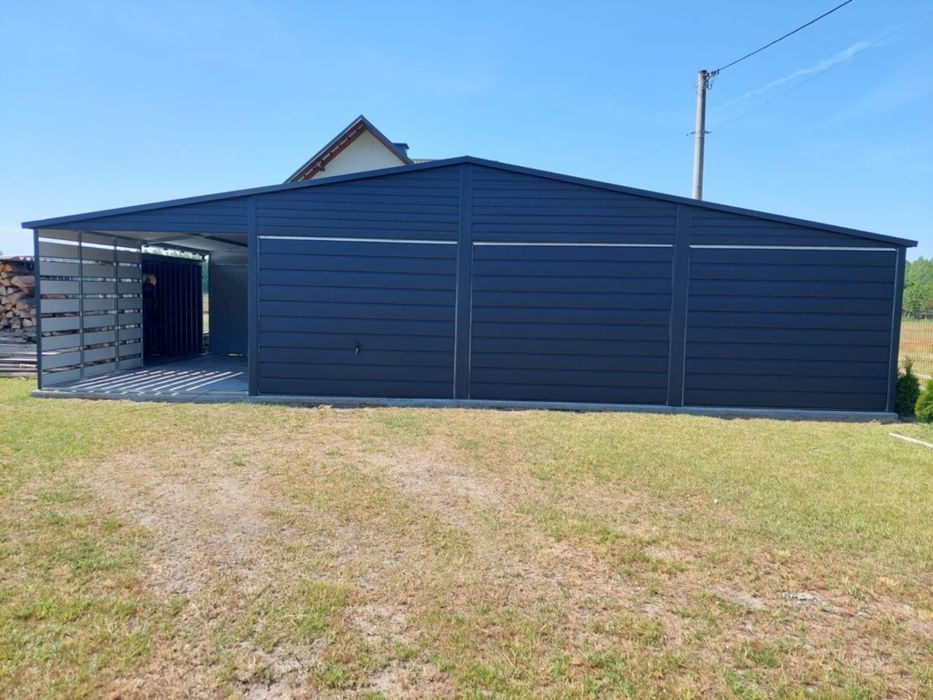 Garaz blaszak 12x7 profil zamknięty