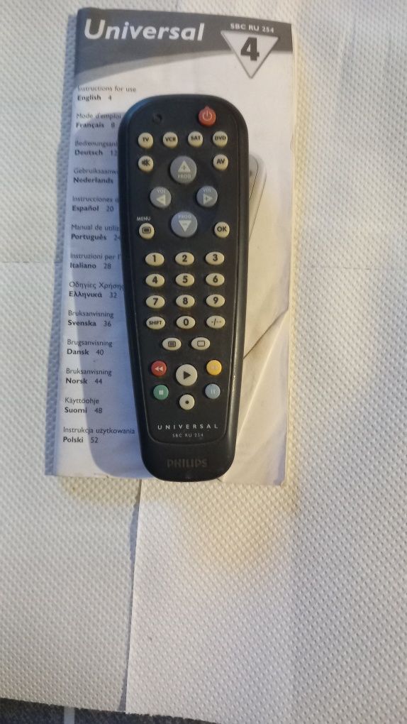 Pilot do tv uniwersalny