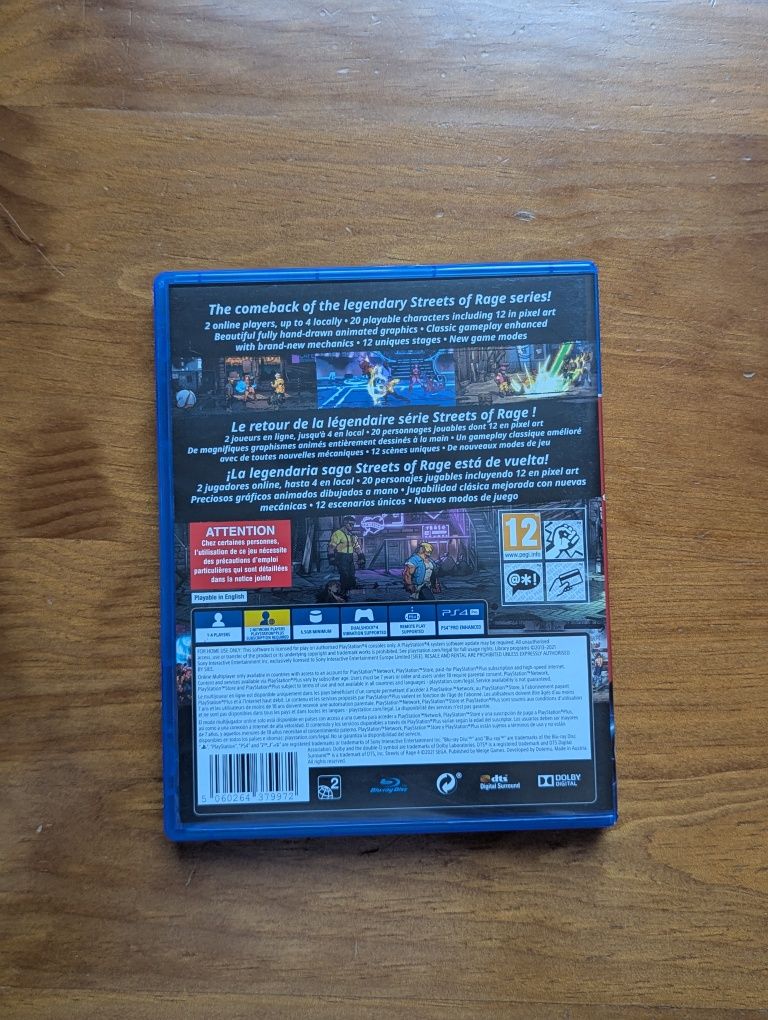 Street of Rage 4 PS4