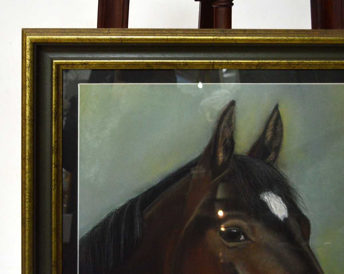 Obraz pastel głowa konia /Meble Stylowe Grodzisk Mazowiecki