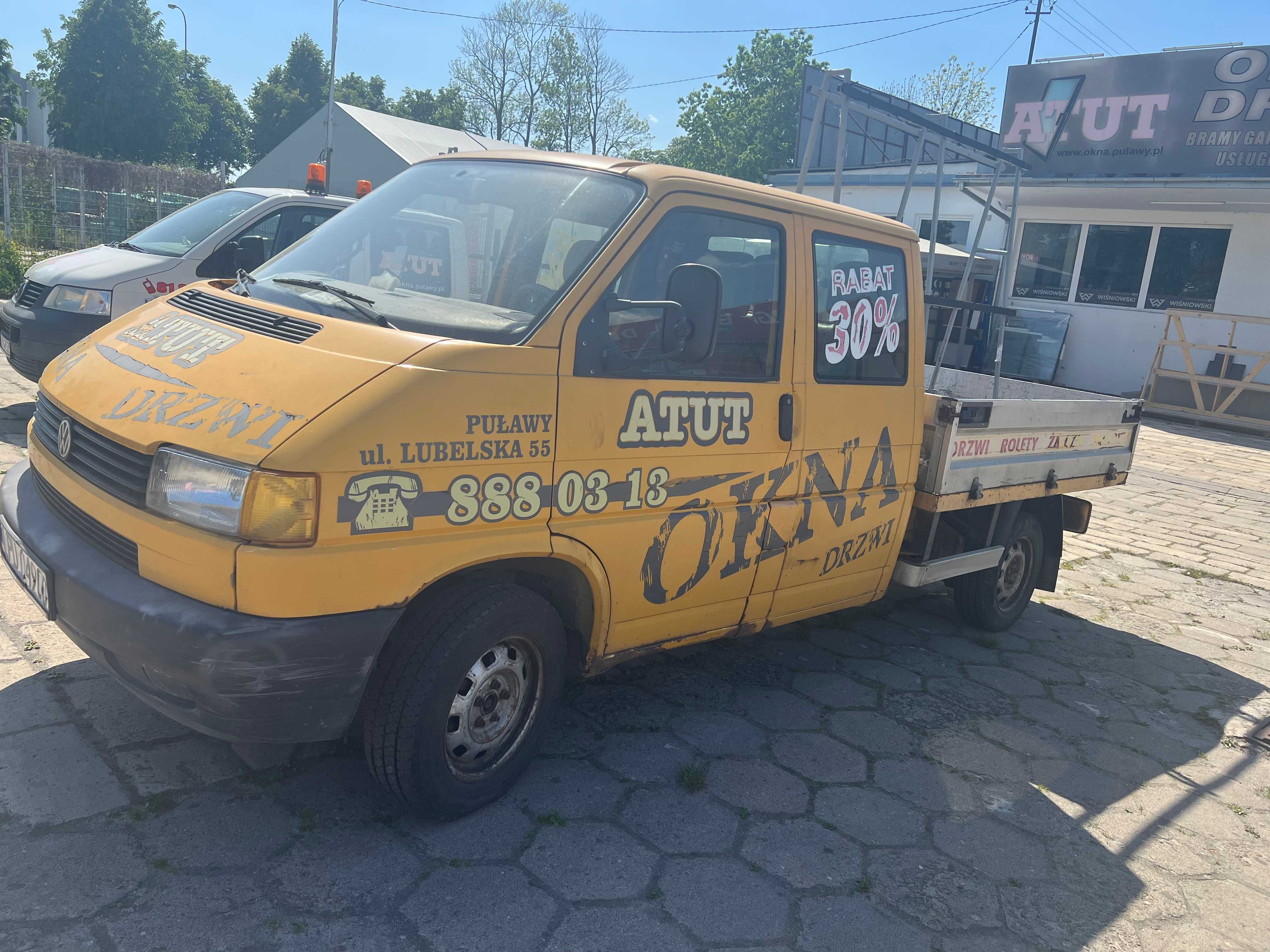 Volkswagen transporter T4 doka skrzynia 2,0 benzyna / gaz