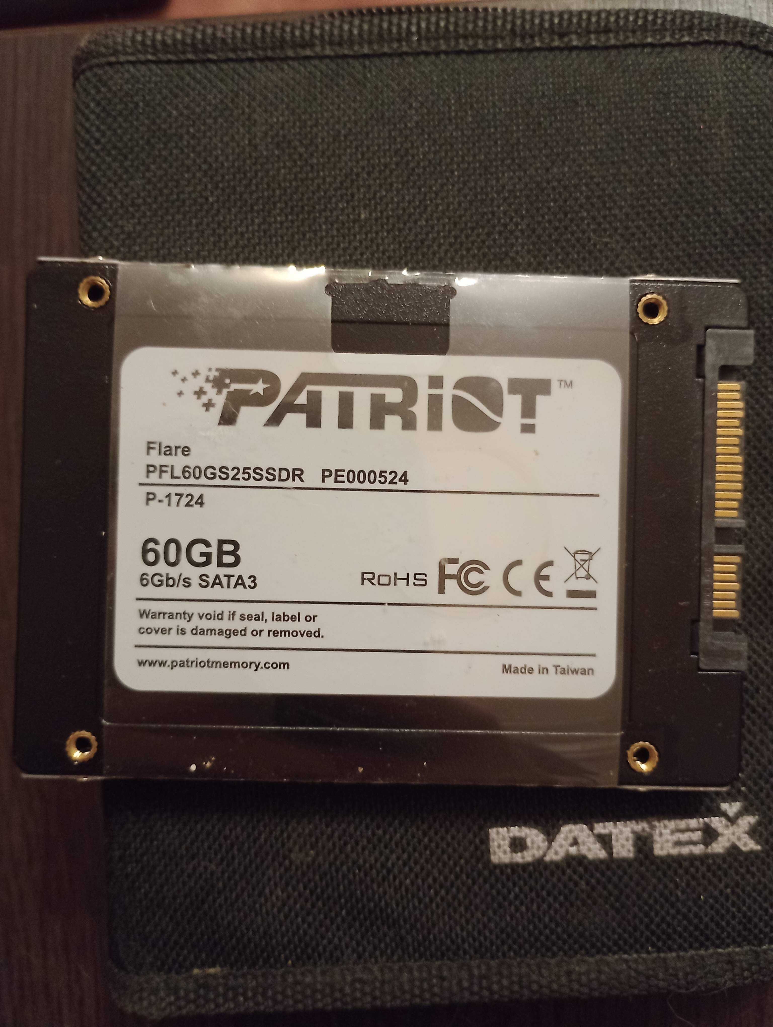 Накопичувач SSD 60GB Patriot Flare 2.5" SATAIII MLC
