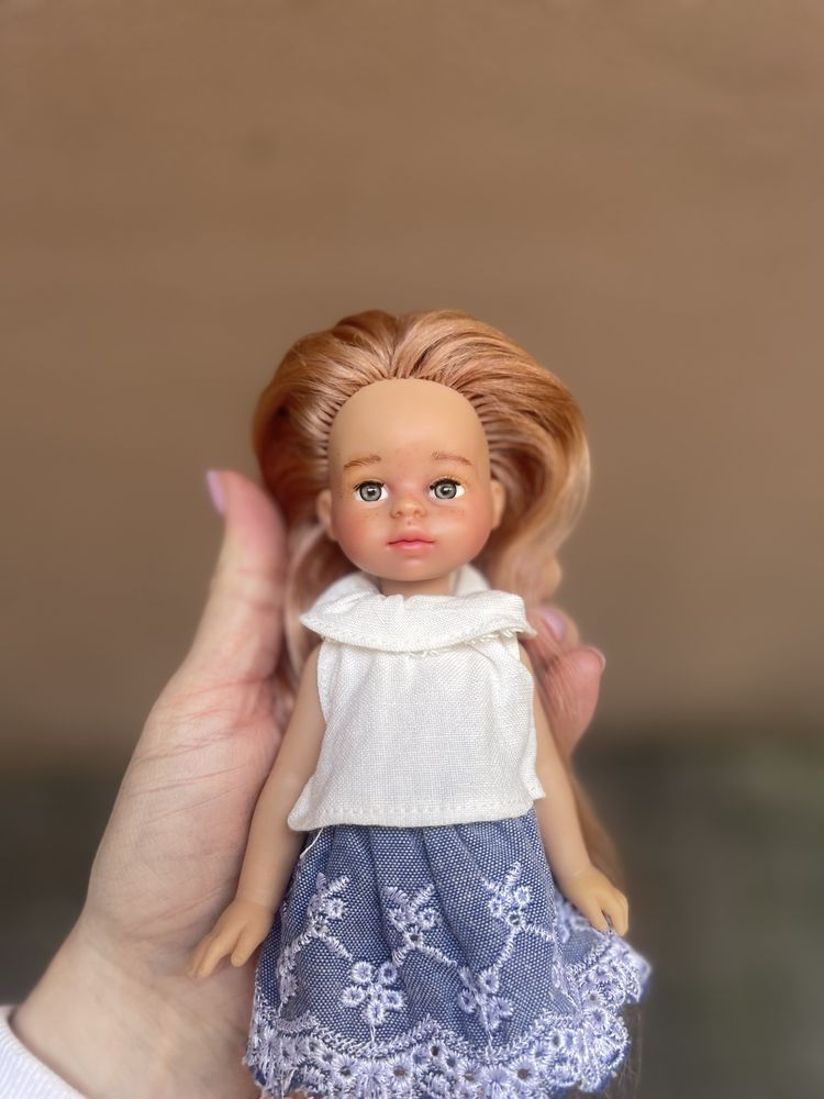 Кукла Лялька Паола Рейна мини Paola reina кастом ооак прошивка из козы