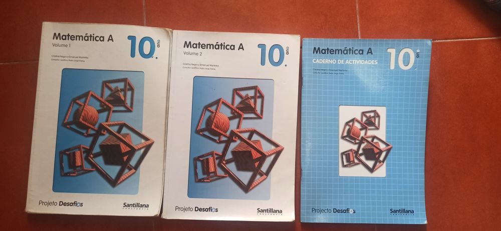 Manuais de Matemática 10 Ano - Matemática A (1, 2 + Atividades)