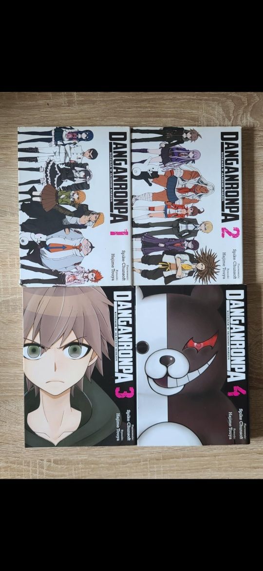 Danganronpa mangan 1-4 jak nowe manga
