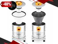 Nowy Odkurzacz Przemysłowy Ash 1600W | Filtr HEPA Do Popiołu | GRATIS