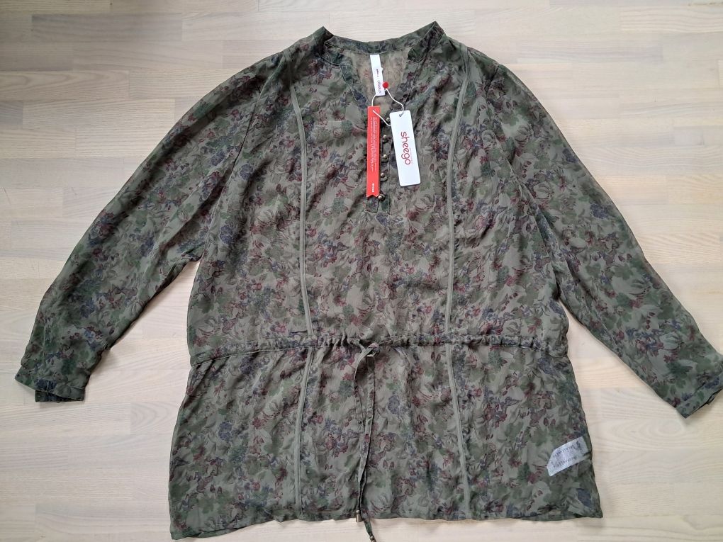 Bluzka r. 50 Nowa z metką Sheego tunika koszula narzutka