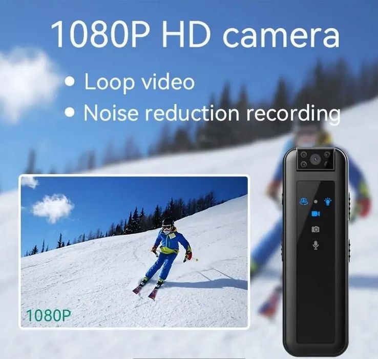 Kamera akcyjna na rower, motocykl, 1080p Ultra HD + karta pamięci 64GB