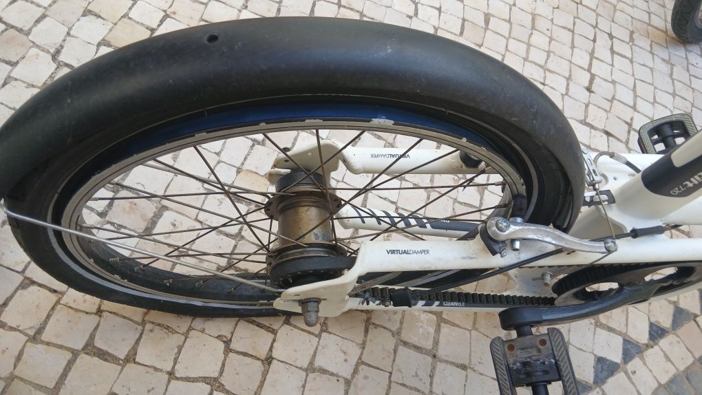 Bicicleta dobrável tilt 720 para restauro