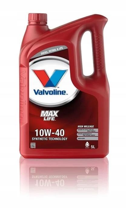 Valvoline Maxlife 10W40 Max Life Olej Silnikowy 5L