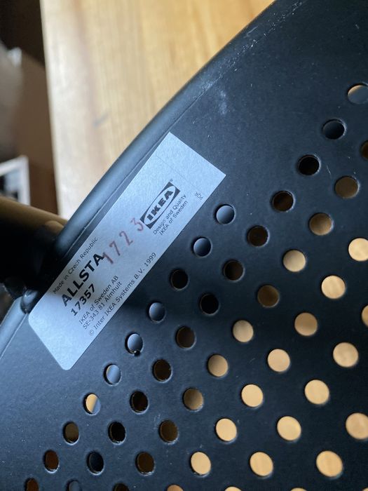 Allsta stolik Ikea okragly podstawa noga stol metalowy 80cm