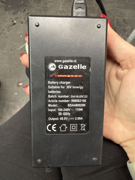 Ładowarka do roweru elektycznego Oryginalna Gazelle Innegry