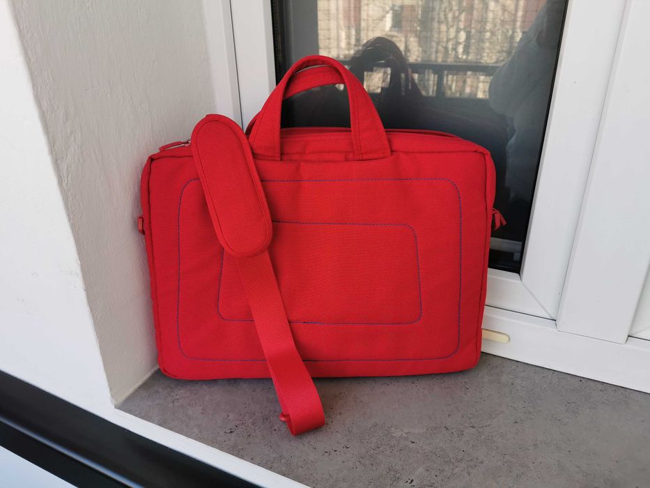 Torba na laptopa aktówka czerwona