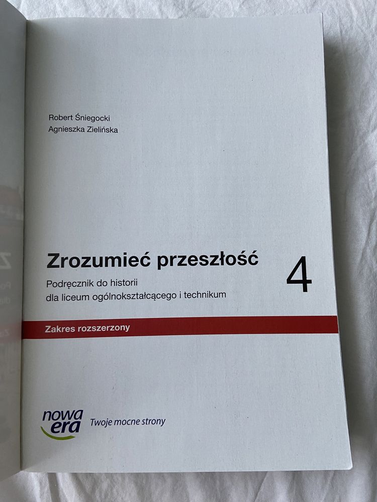 Zrozumieć przeszłość 4. Podręcznik do historii. Zakres rozszerzony