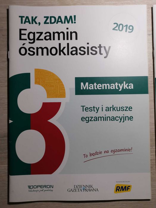 Tak, zdam! Egzamin ósmoklasisty. Matematyka, angielski. Testy, arkusze
