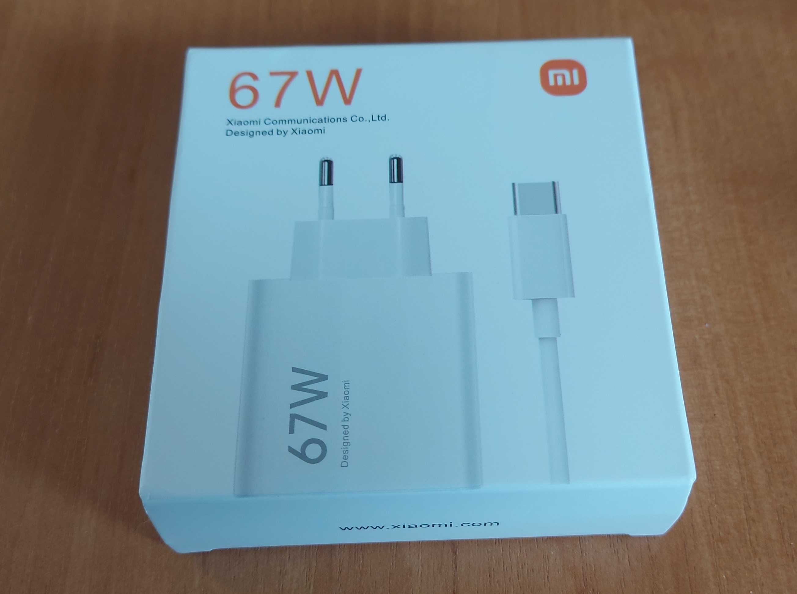 Ładowarka Xiaomi 67W z kablem USB-C.