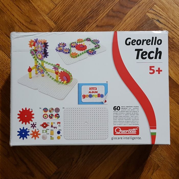 Конструктор шестеренки Georello Thech 165 деталей Quercetti Gears