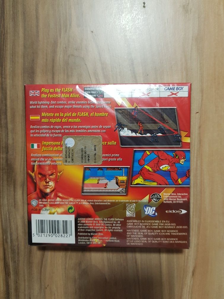 Justice League Heroes: The Flash GBA Game Boy Advance