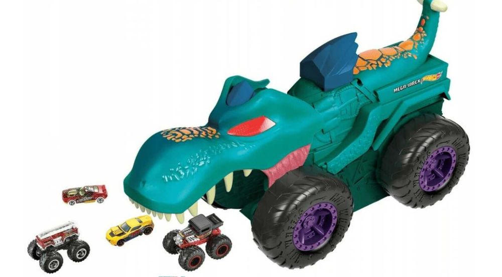 Auto Mattel Hot Wheels Pożeracz Aut Mega Wrex