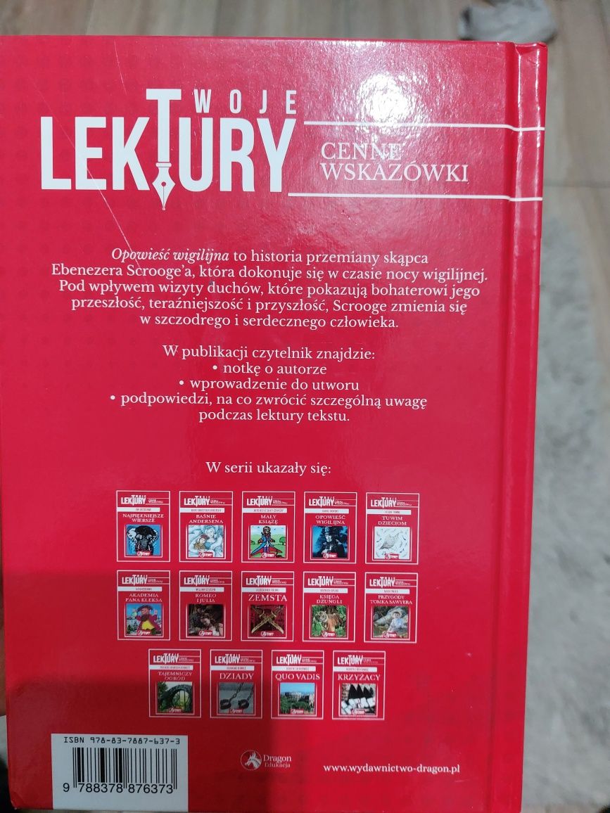 Opowieści Wigilijna Książka Letura