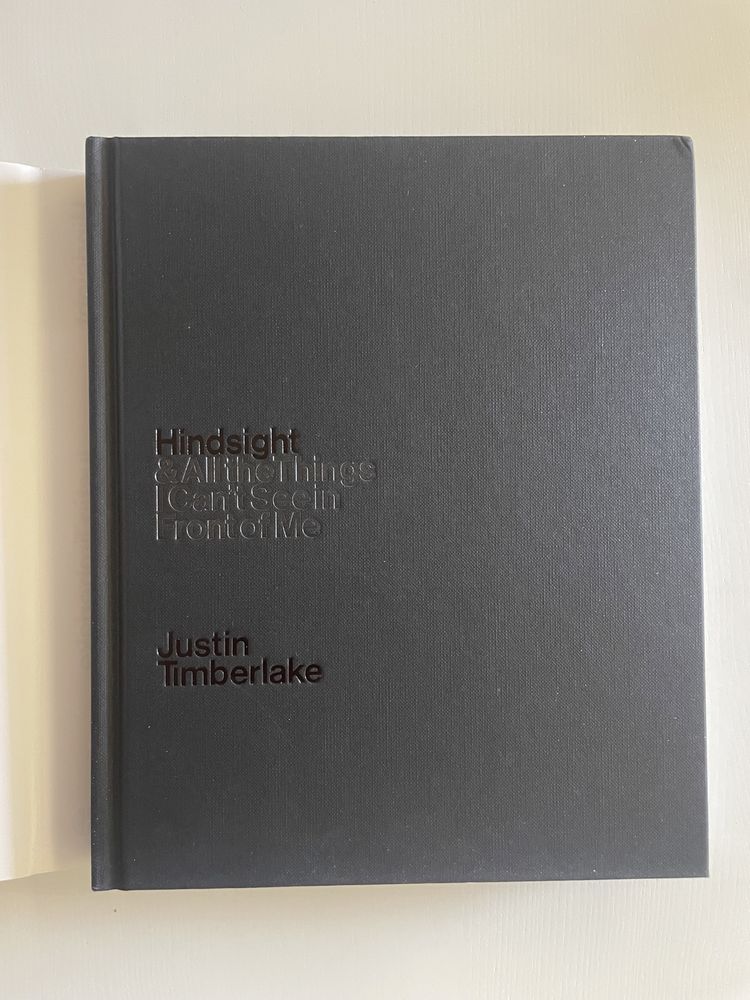 Livro Justin Timberlake Hindsight And All The Things I Can'T See In Front Of Me