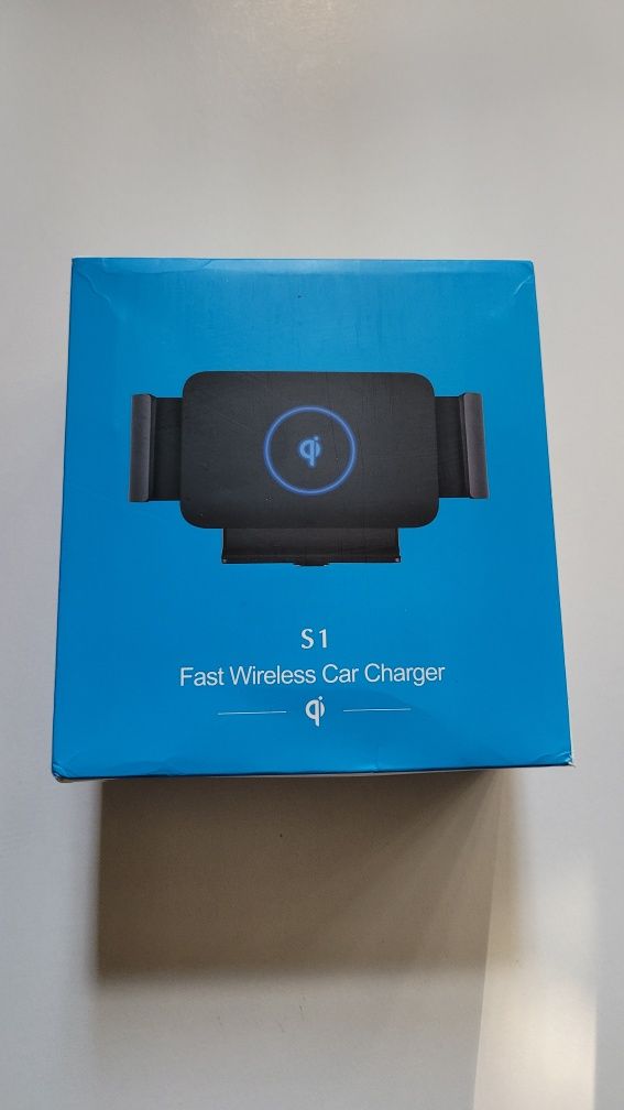 Ładowarka qi fast wireless fold s1 samochodowa uchwyt