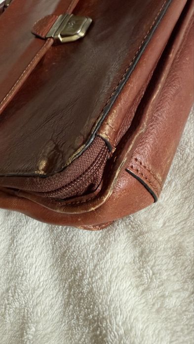 Skórzana aktówka/ torba męska KATANA