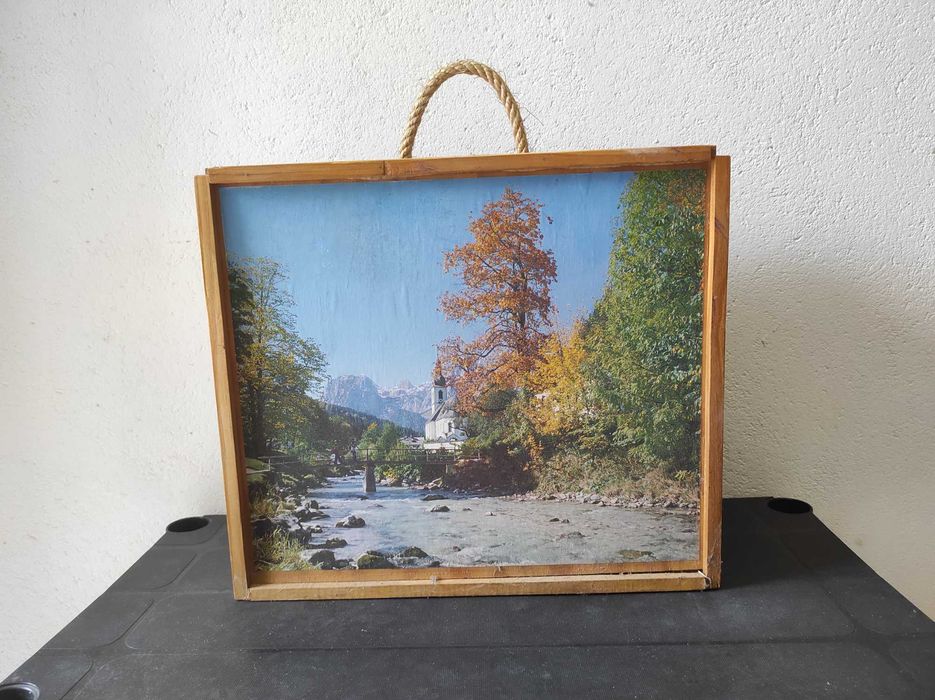 Caixa de vinhos antiga