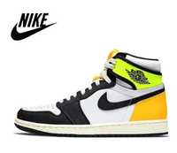 Retro wysokie Nike Air Jordan 1 kolor: Yellow and Black unisex 35-45