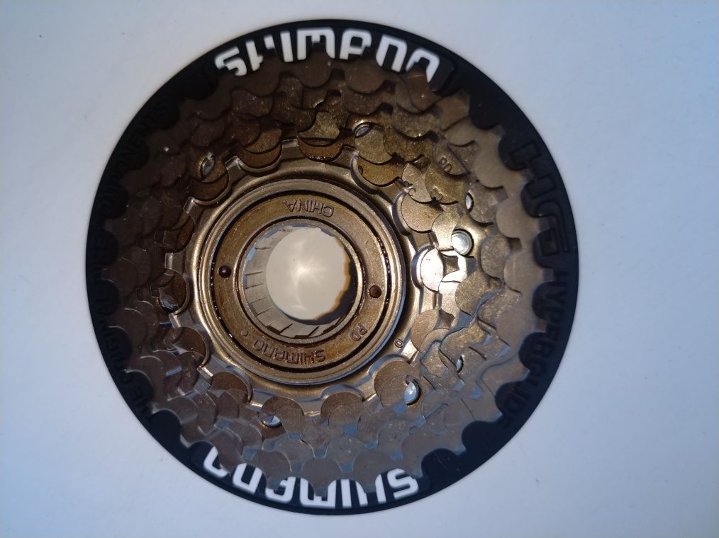 Велосипедная трещотка Shimano 6 звездочек HG mf tz20 op