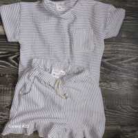 Zara дитячий літній костюм для дівчинки 4-5 зара шорти