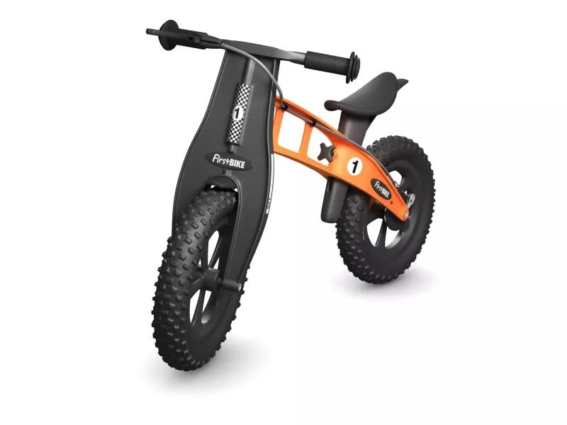 FirstBIKE FAT ORANGE + ski set