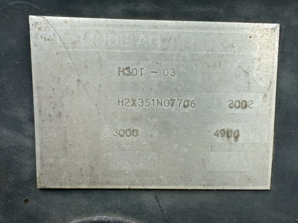 Wozek widłowy Linde H30 T