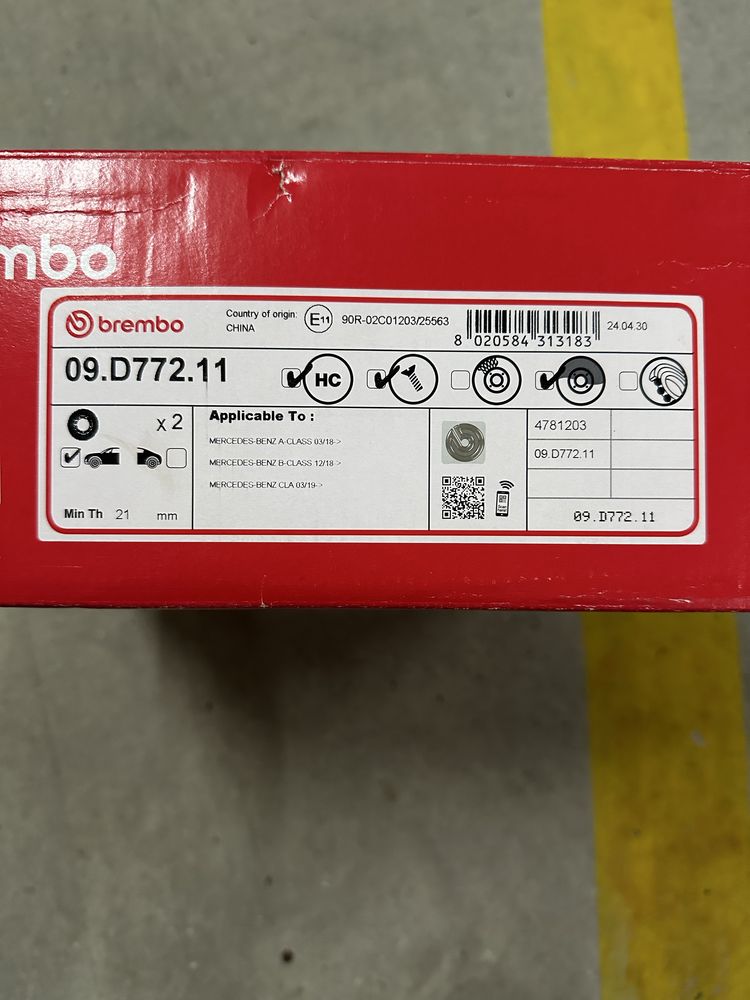 Discos brembo novos