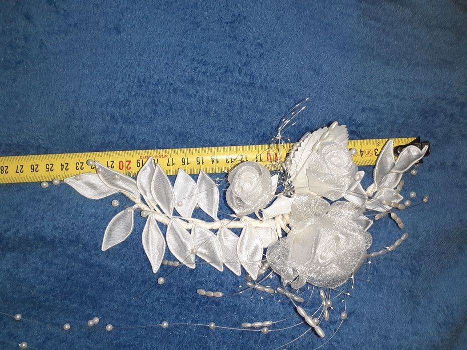 Stroik do włosów ozdoba wesele, komunia, uroczystość