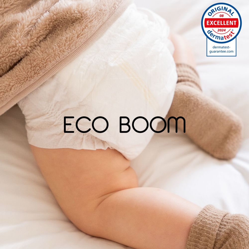 Biodegradowalne bambusowe pieluszki Eco Boom rozmiar 2