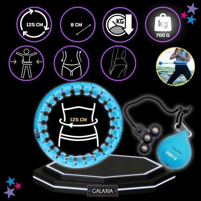HULA HOP z Obciążeniem Odchudzające Obciążnikiem z Wypustkami HULAHOP