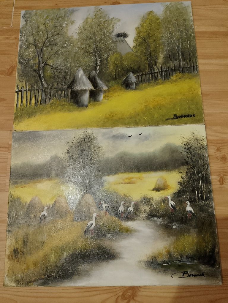 Obrazy malowane na płótnie 45/60 cm
