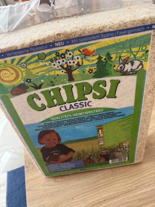 3 paczki trociny chipsi