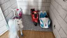 Duży domek dla lalek barbie