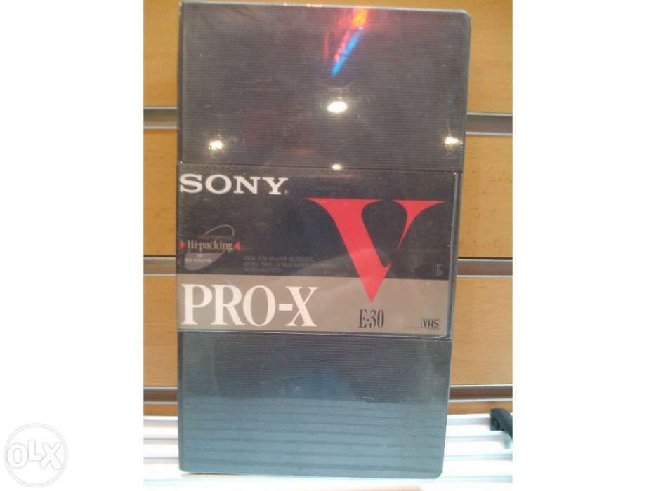 Cassete vhs sony pro-x e-30 minutos