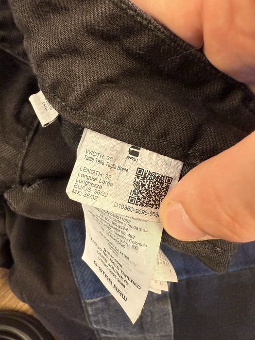 Джинси штани G-star Raw ARC 3D Relaxed Tapered