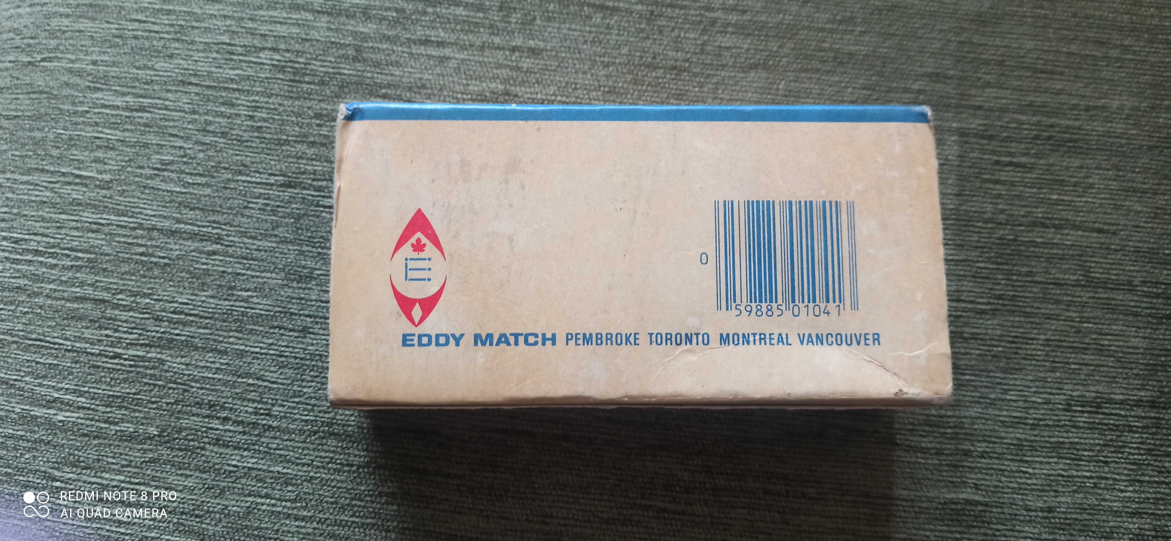 Zapałki Eddy Matches Kanada Vancouver PRL