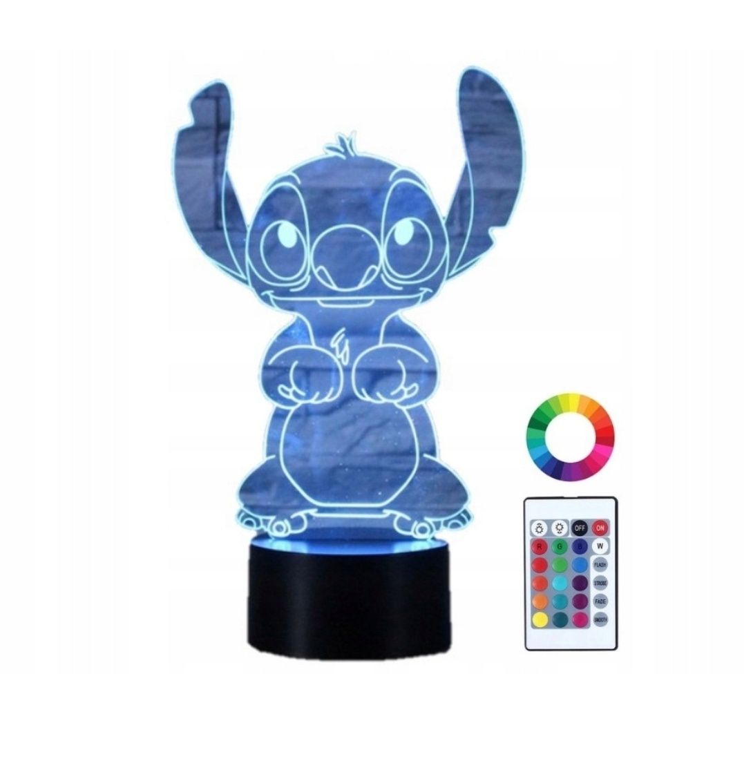 Creative 3D Stich lampka prezent urodziny okazja
Disney Lilo & Stitch