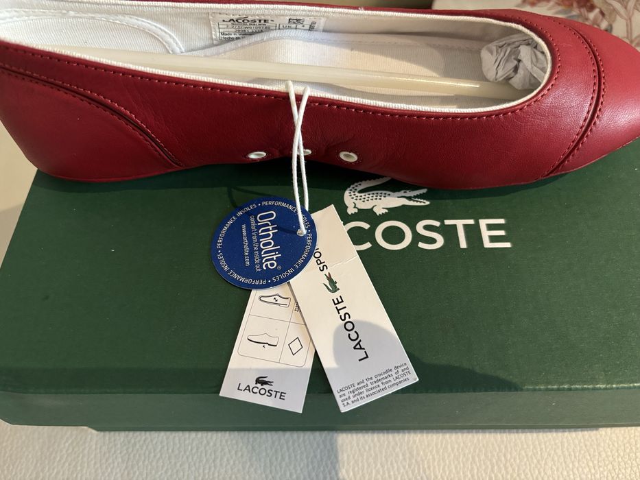 Sapato Lacoste de senhora, novo com caixa e etiqueta, nunca usado, nº