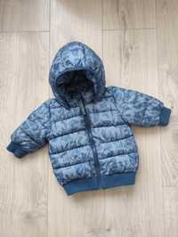 Zimowa ciepła kurtka niemowlęca ocieplana kurtka dla chłopca scandi 68