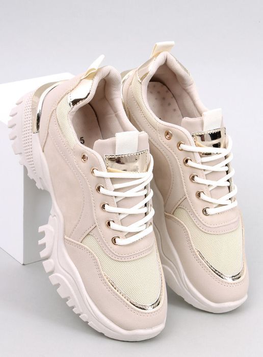 Buty Sportowe Damskie Fleis Beige